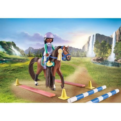 Playmobil Arena Zoe și Calul Blaze - Joc Creativ - imagine 2