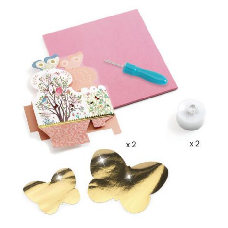 Set DIY Djeco Felinare Lumina de Veghe - imagine 3