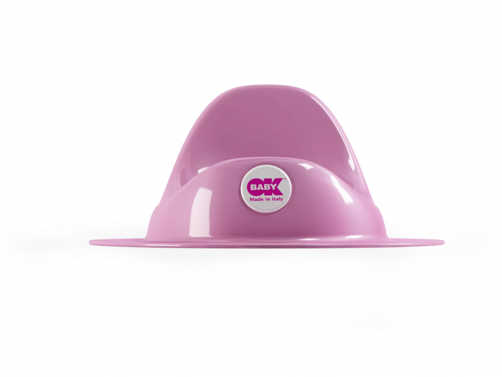 Reductor toaleta Ergo OKBaby roz, confortabil - imagine 3