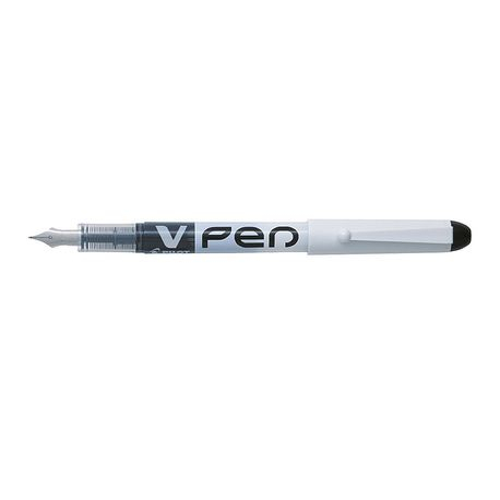 Stilou V-Pen Pilot Erasable, Vârf Mediu, Negru