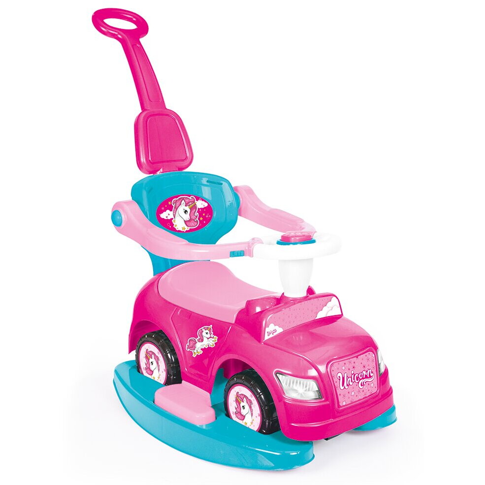 Dolu 4 in 1 Step Car Unicorn, Masinuta Impins - imagine 4