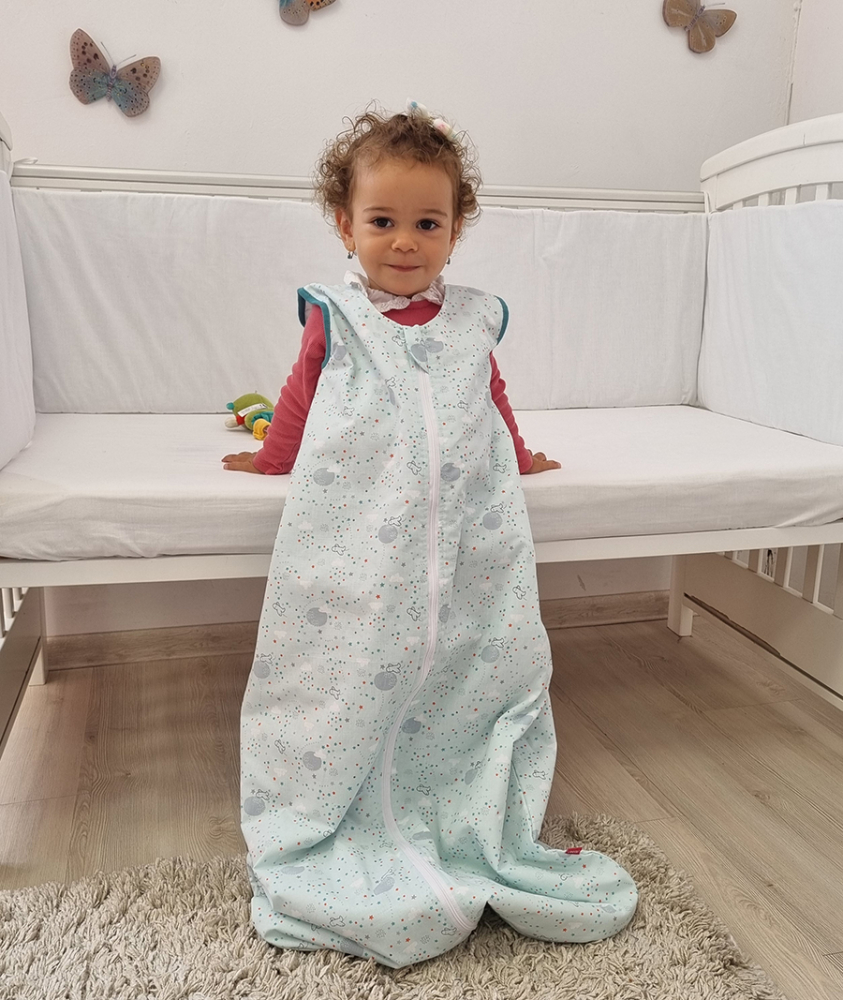 Sac Dormit Copii Sky Nap Blue, Bumbac, Kids Decor