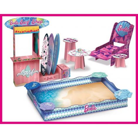 Set Creativ Barbie la Plajă Lisciani - Joc de Rol - imagine 2