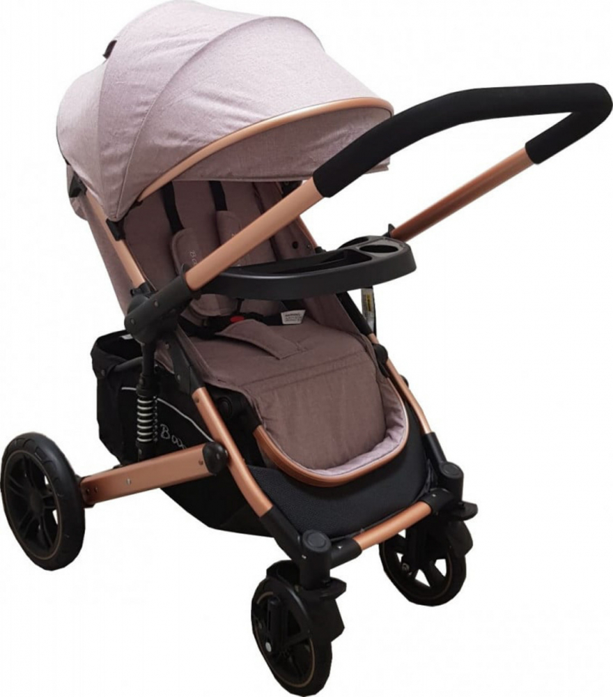 Carucior Baby Care Pro 512 - Premium Gri cu Suspensii - imagine 3