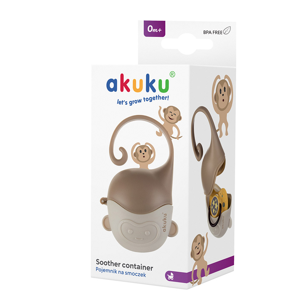 Cutie Suzete Akuku Maimuțică cu Agățătoare