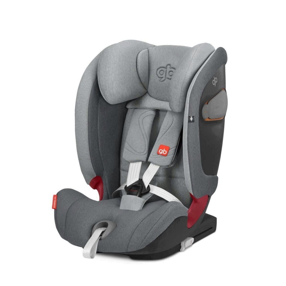 Scaun Auto GB Everna-Fix Isofix, 9-36 kg, London Grey