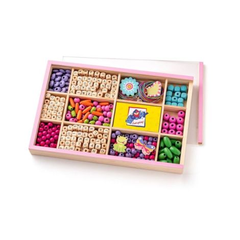 Woodyland Set Margele Alfabet Lemn