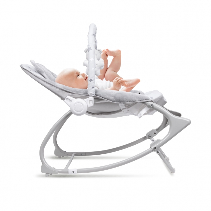 Balansoar Multifuncțional Kidwell Pino Gri cu Sunete - imagine 3