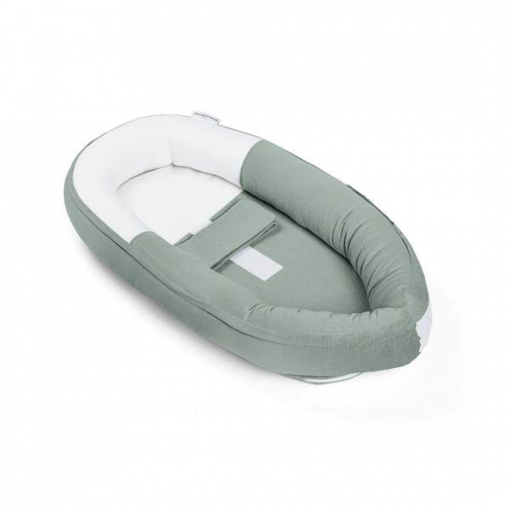 Baby Nest Doomoo Cocoon Green, Bumbac Organic - imagine 5