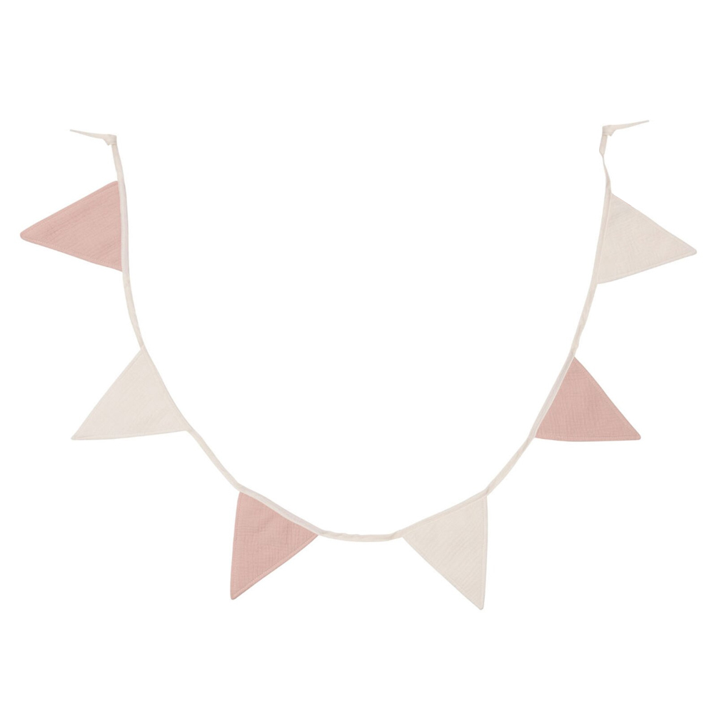 Ghirlanda Little Amy Roz-Crem - Decor Handmade Copii - imagine 4