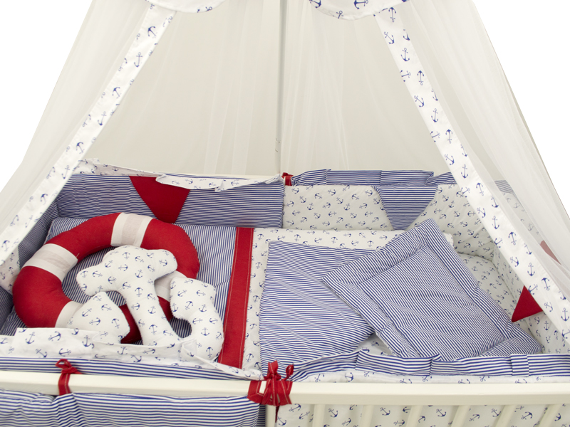 Lenjerie Patut Ocean Mykids, 9 Piese, Multicolor - imagine 2
