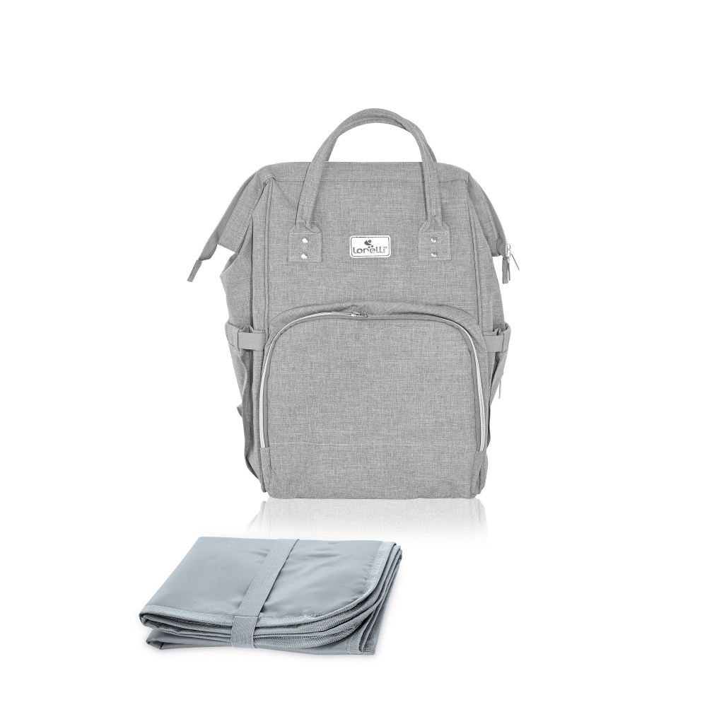Rucsac Lorelli Tina Gri, 2-in-1 pentru Carucior - imagine 3