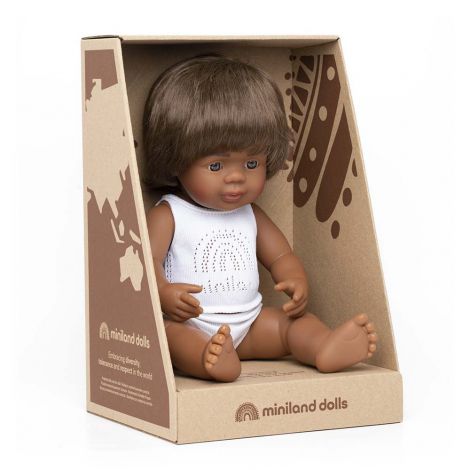 Păpușă Educativă 38 cm Băiat Australian Miniland - imagine 2