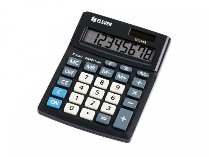 Calculator Eleven CMB801-BK, 8 digiti, Negru