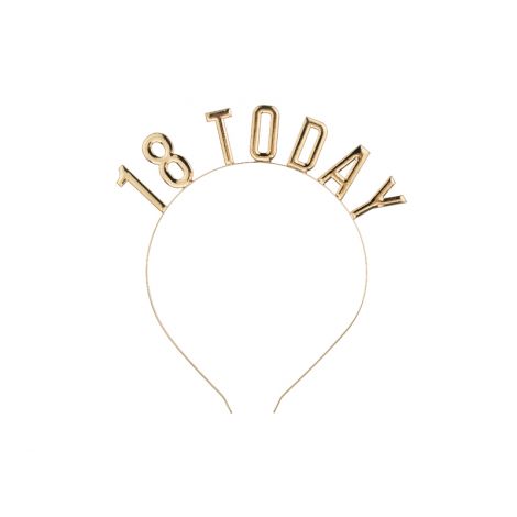 Bentita 18 Today Aurie Party Deco - Accesoriu Majorat