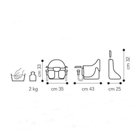 Scaun masa Brevi Dinette - Compact si Portabil - imagine 2