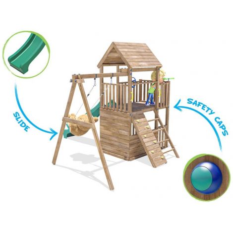 BalconyFort™ Single Swing - Spațiu Joacă Dunster House - imagine 4