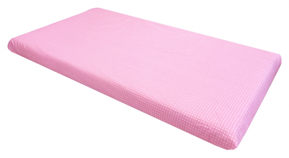 Cearsaf Elastic Deseda Buline Roz 120x60 cm - imagine 2