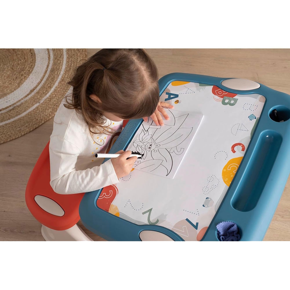 Banca școlară Smoby Magical Desk cu accesorii - imagine 5
