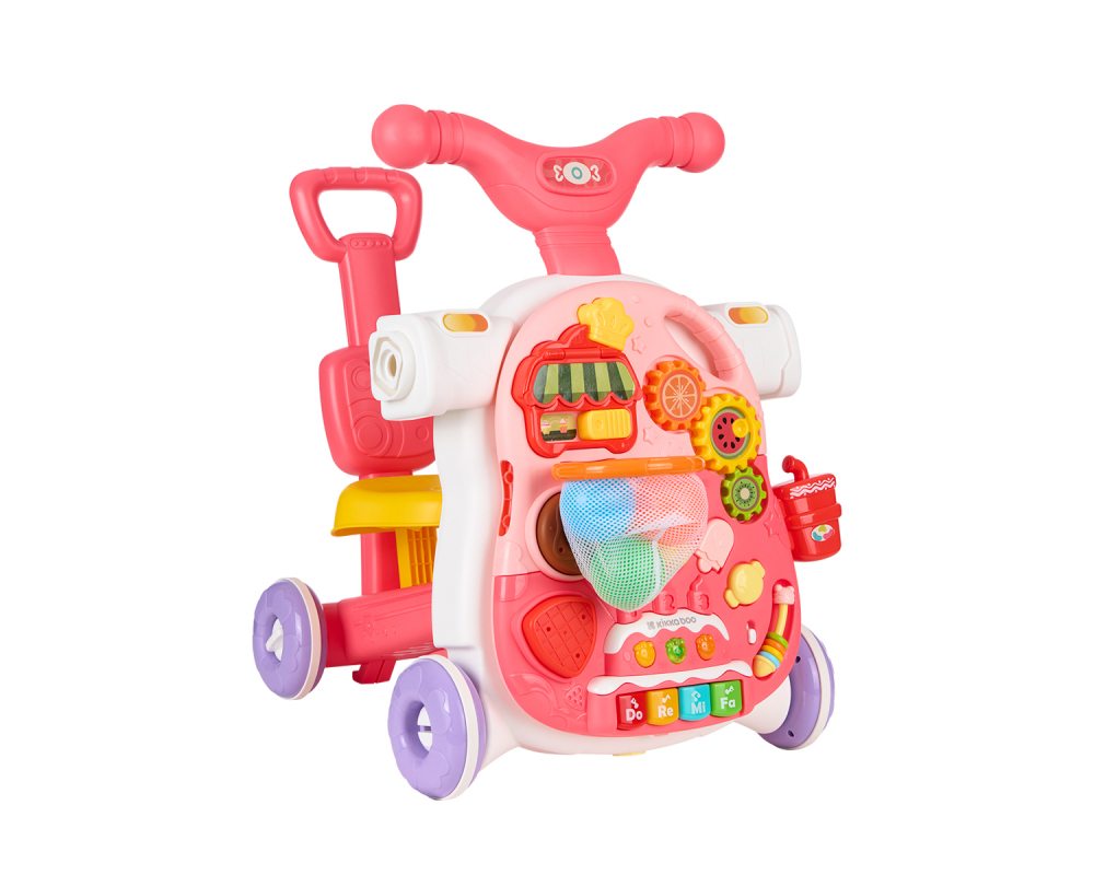 Antepremergator KikkaBoo 4in1 Sweet Escape Pink - imagine 8