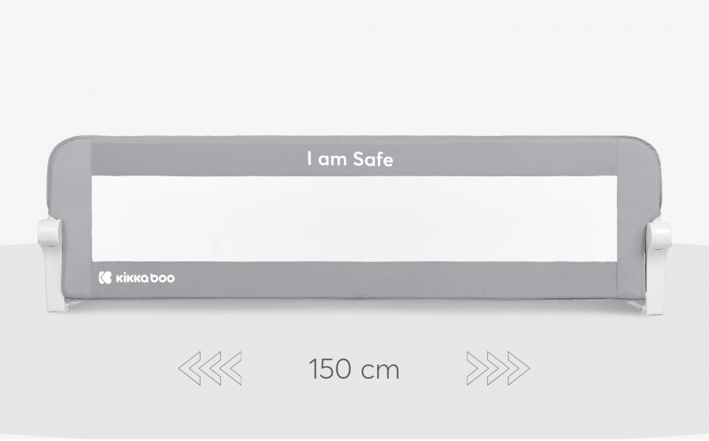 Bariera Pat Kikkaboo I am Safe Grey, 150 cm - imagine 2