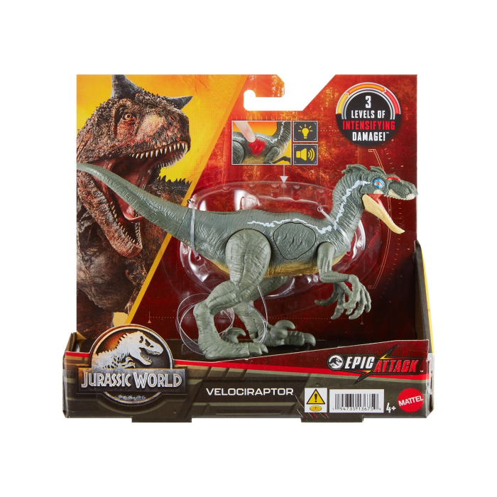 Jurassic World Figurină Velociraptor Epic Attack