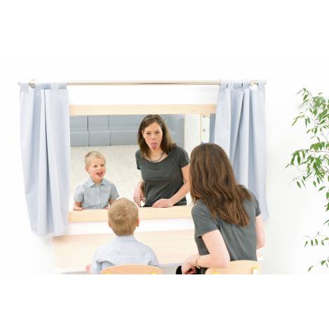 Perdele Oglindă Moje Bambino Bumbac, Set 2 Bucăți - imagine 6