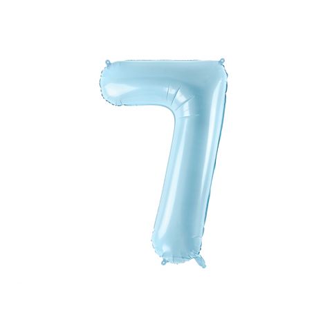 Balon Cifra 7 Bleu Party Deco | Petrecere Reusita