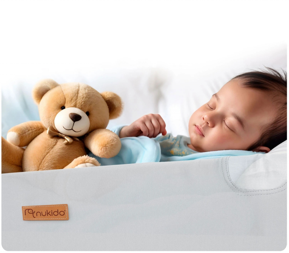 Bariera Protectie Nukido Gri 120cm | Pliabila - imagine 8