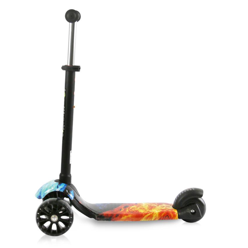 Trotineta Lorelli Draxter Red Flame cu LED - imagine 3