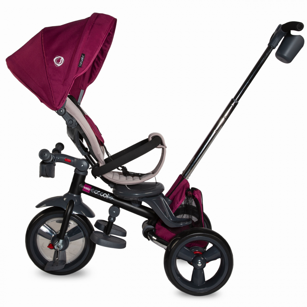 Tricicleta Coccolle Velo Violet 4 în 1 Pliabilă - imagine 7