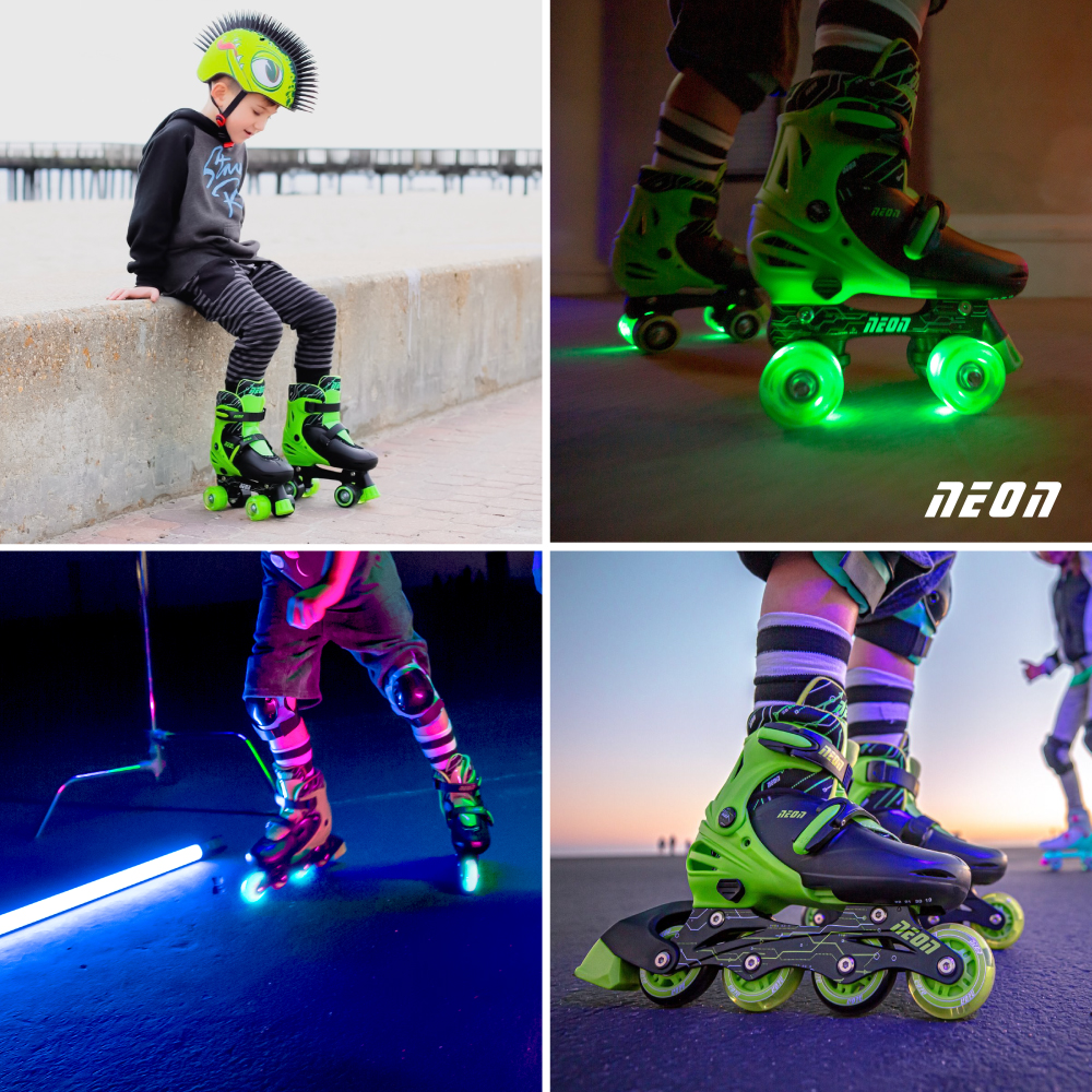 Role Neon Combo 2-in-1 34-37 Verde - imagine 6
