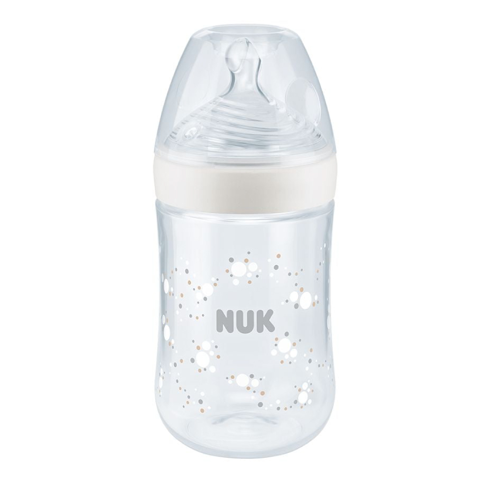 Biberon Nuk Nature Sense 260ml M 6-18 luni - imagine 2