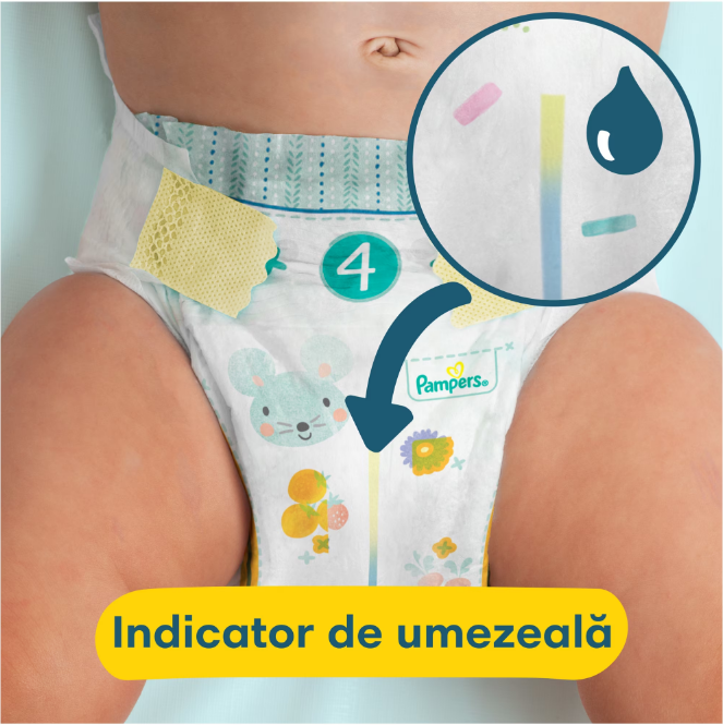 Scutece Pampers Premium Care M1, 2-5kg, 50 buc - imagine 8