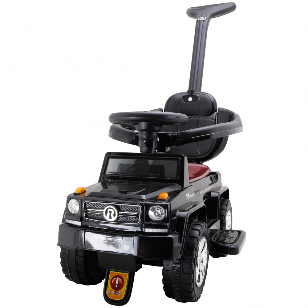 Masinuta Nicekids Black cu maner parental - imagine 4