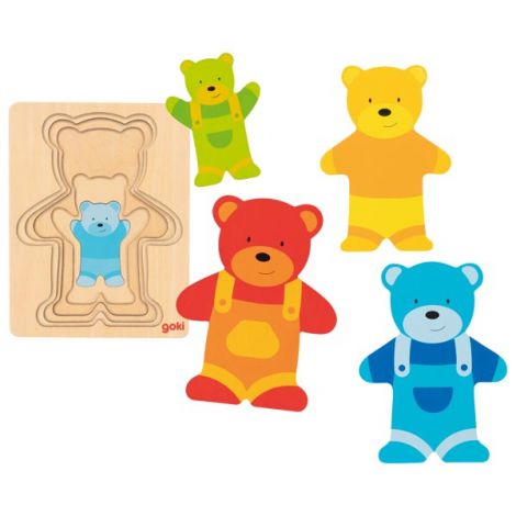 Puzzle Stratificat Ursuletii Veseli Goki