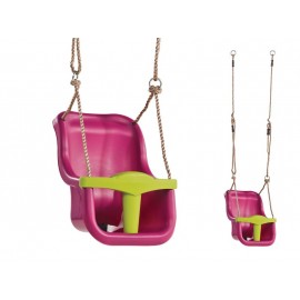 Leagan KBT Luxe PP Mov-Verde cu Centura Siguranta - imagine 2