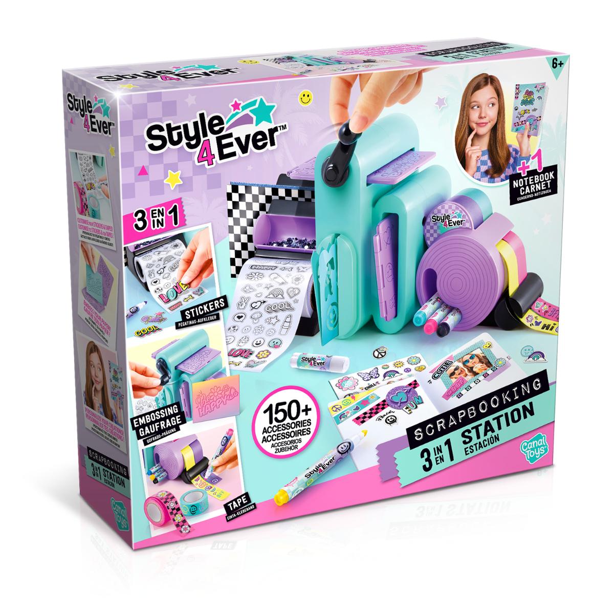 Set 3 in 1 Scrapbooking Style 4 Ever, 150 Accesorii