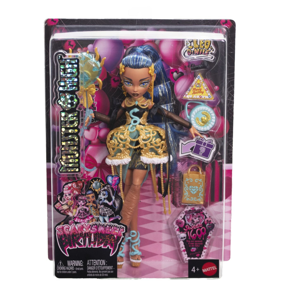 Papusa Monster High Cleo de Nile - Zi de Naștere Mattel