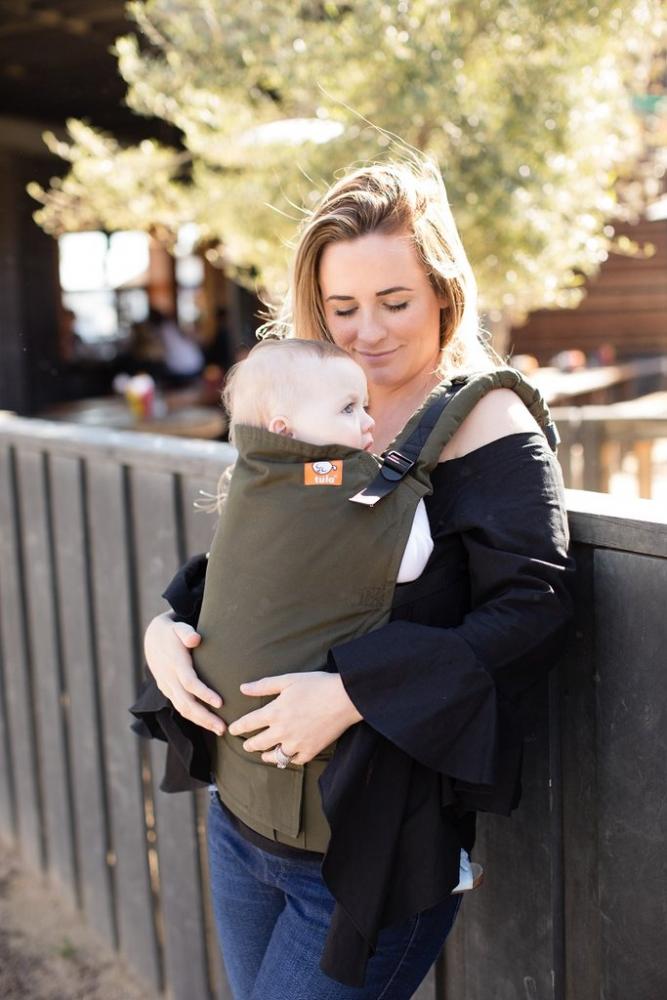 Marsupiu Tula Toddler Canvas Olive - Ergonomic