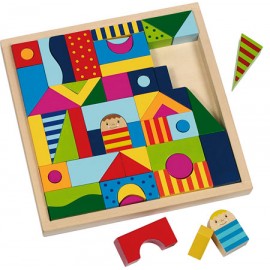 Joc de constructie puzzle Shalimar Goki - imagine 3