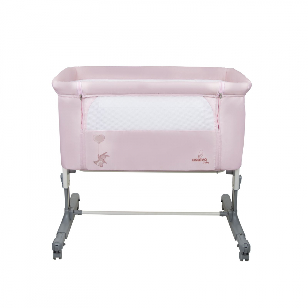 Patut Co-Sleeper Asalvo Calm Roz, 5 Nivele - imagine 3