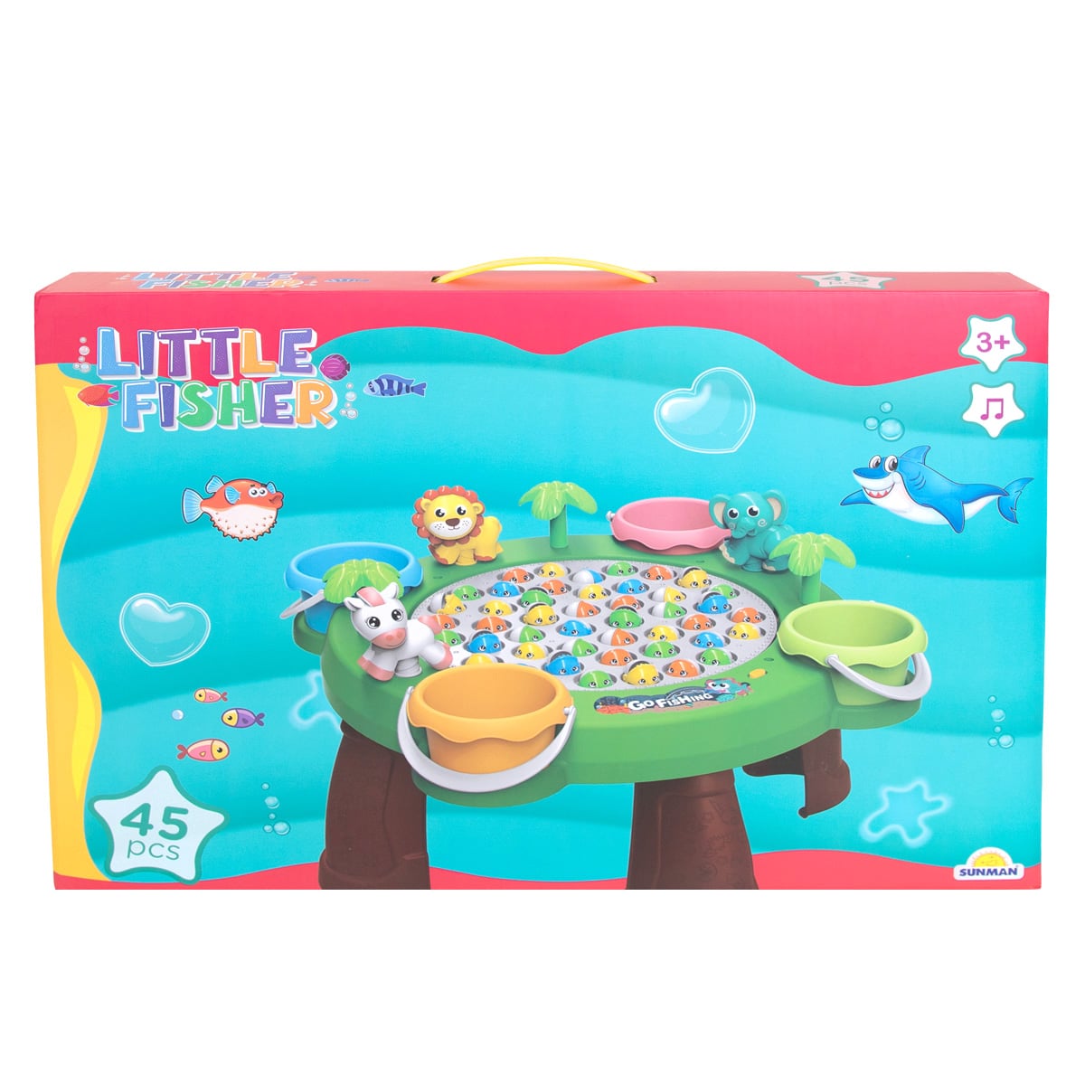 Little Fisher - Set Pescuit Interactiv 45 piese
