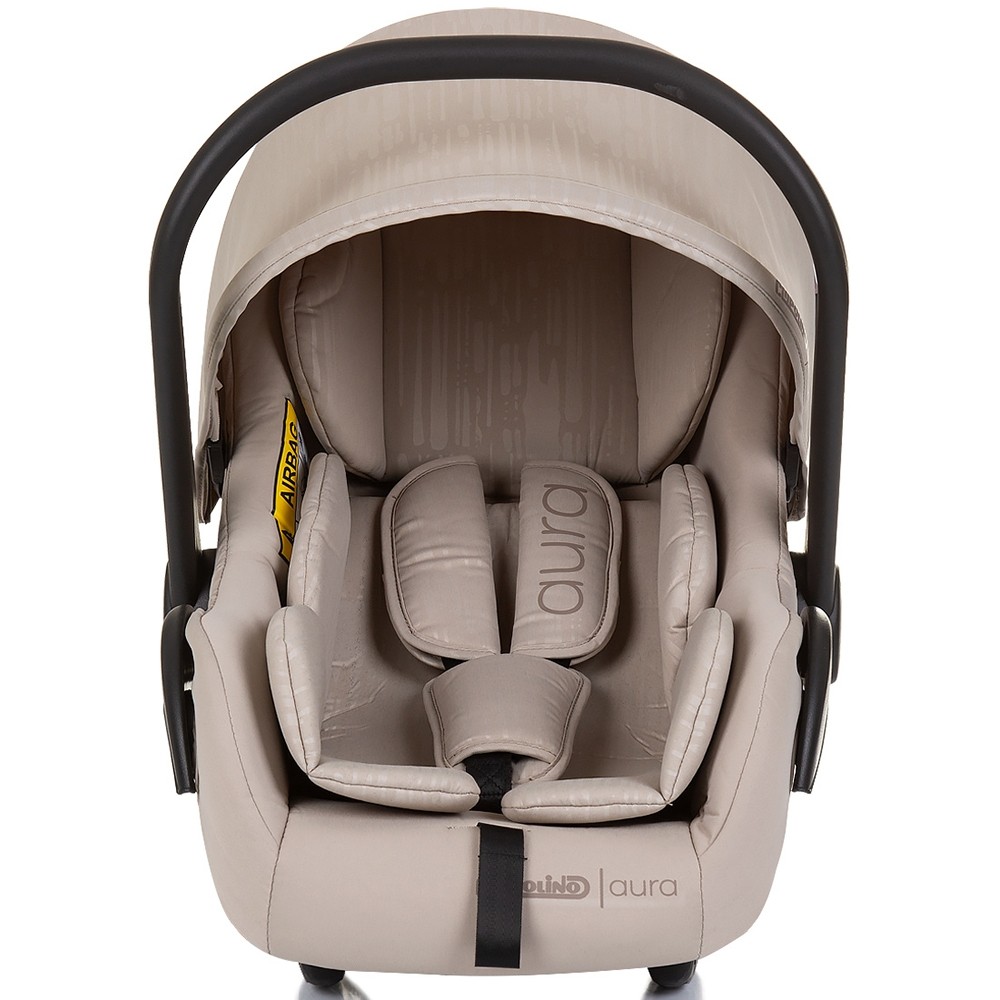 Carucior Chipolino Aura 3 in 1 i-Size, Macadamia - imagine 12
