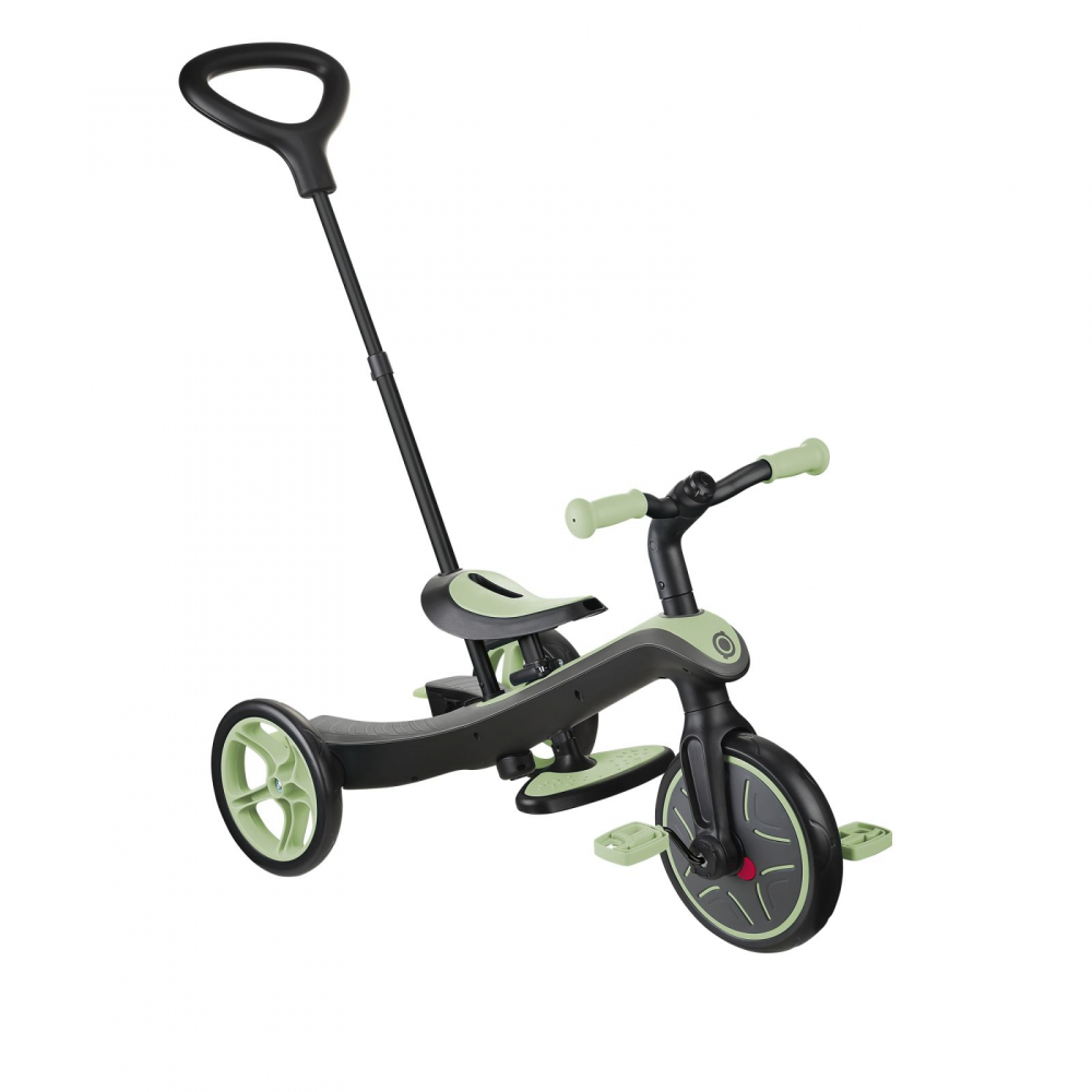 Globber Explorer 4 in 1 Verde Pal | Tricicleta Premium