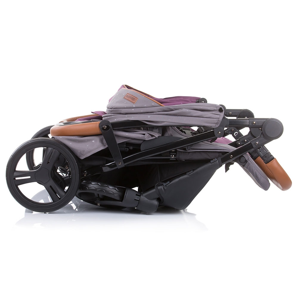 Carucior Gemeni Chipolino Passo Doble Lilac - imagine 5