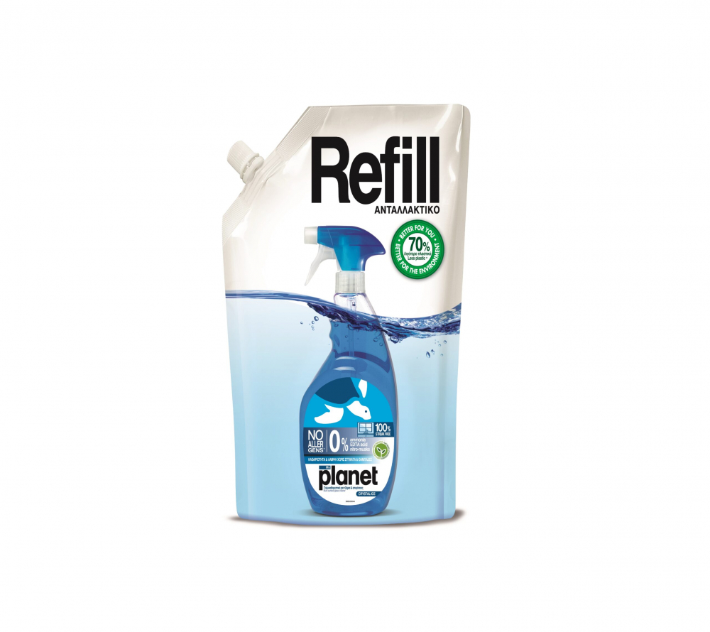 Rezervă Soluție Geamuri ECO Crystal 750ml