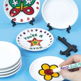 Set Farfurioare Ceramica Baker Ross de Decorat - imagine 2