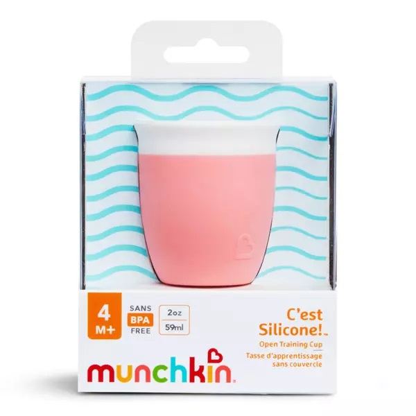 Canută Munchkin Silicon 59ml, Coral - imagine 4