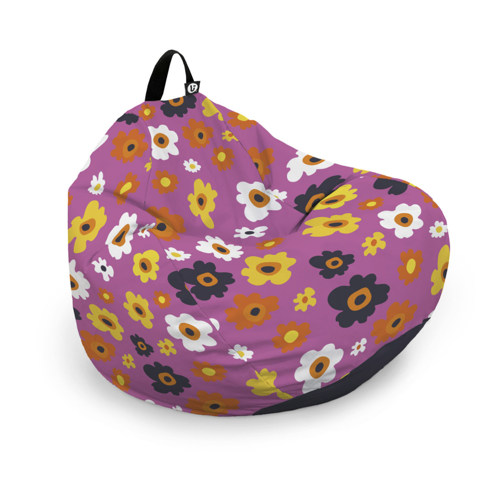 Husă Bean Bag Para Daisy Mov, Fără Umplutură - Updeco - imagine 6